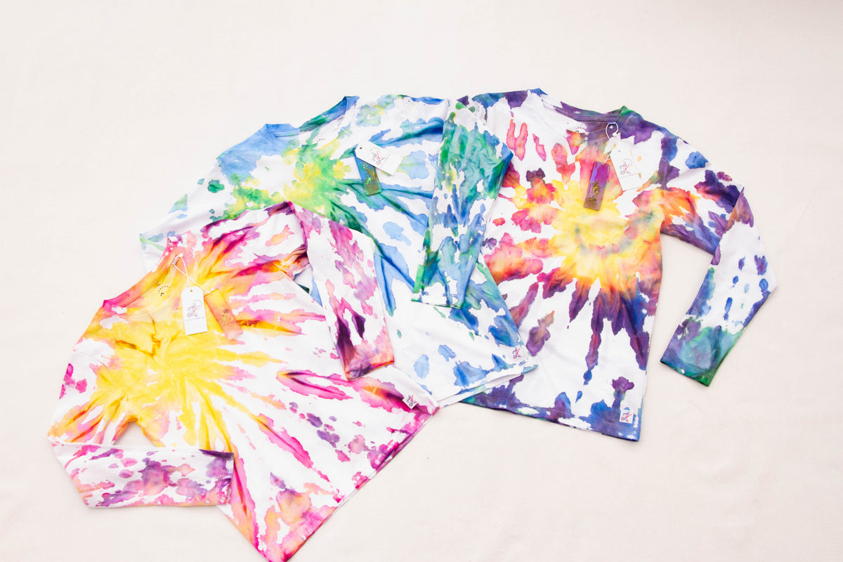 Batik-Shirt Kinder Langarm