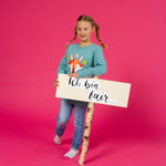 Kinder Sweatshirt mit Fuchs "Foxy"