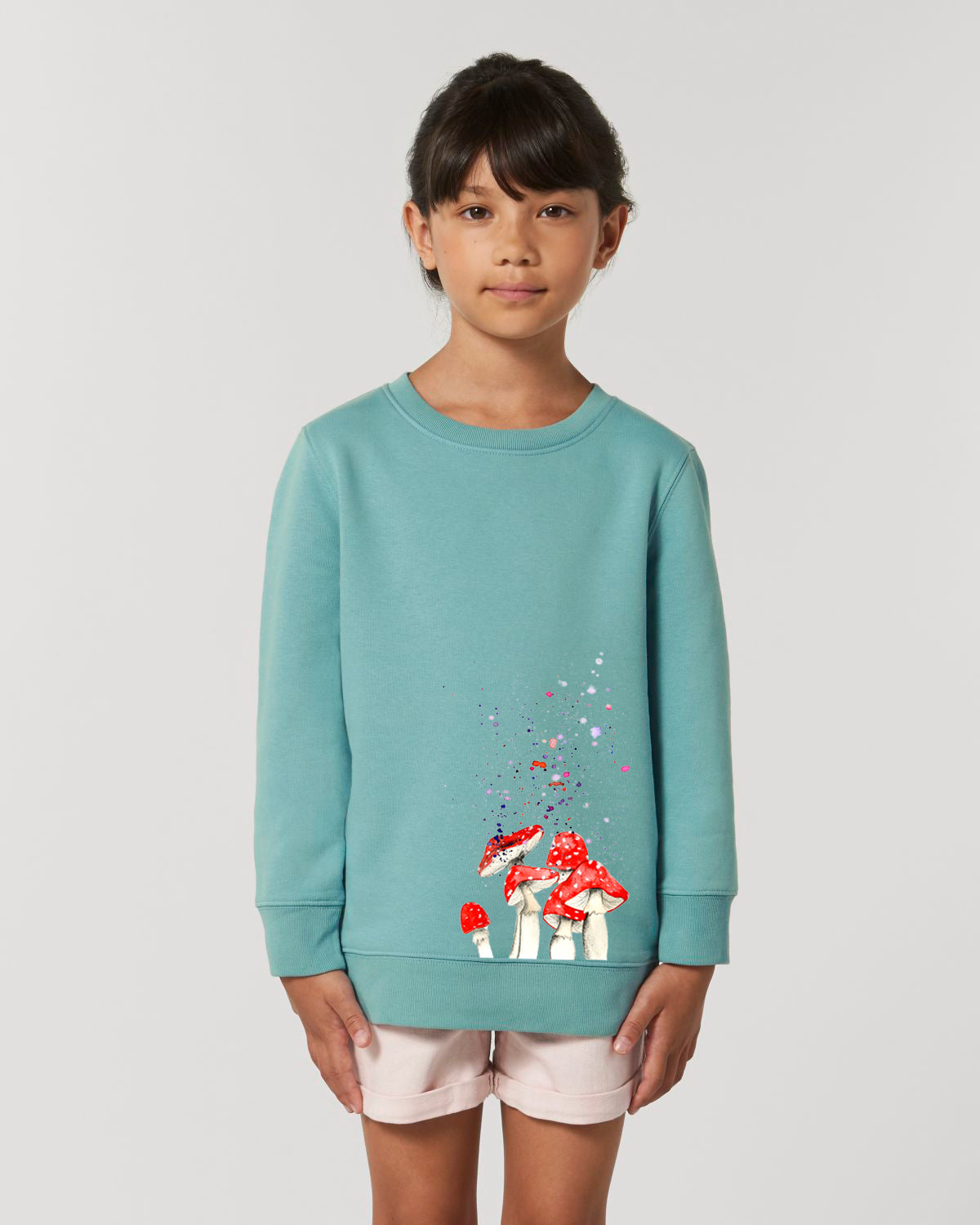Kinder Sweatshirt mit Fliegenpilze 