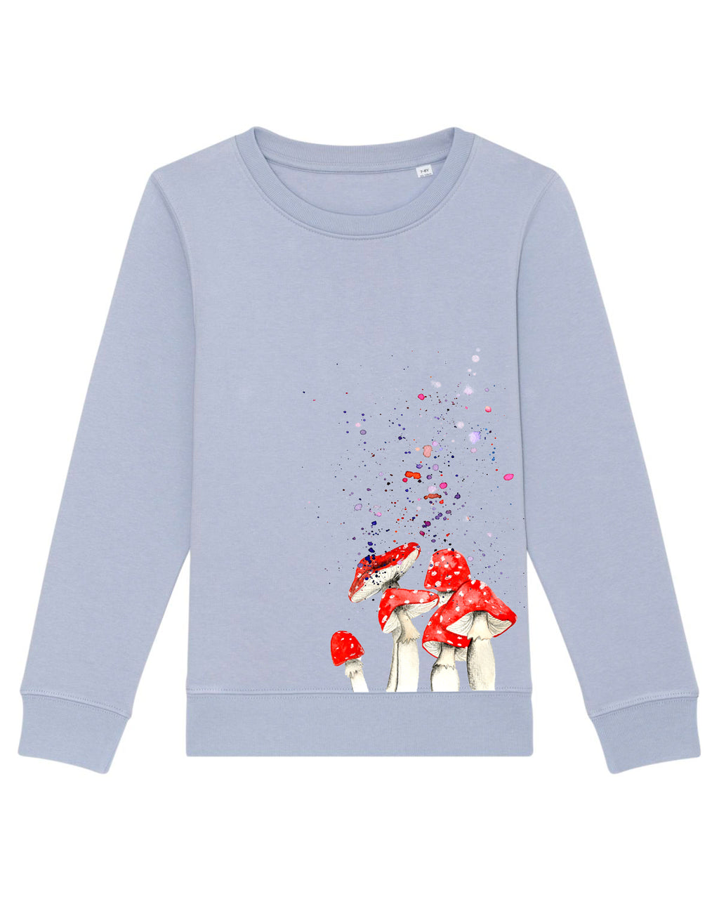 Kinder Sweatshirt mit Fliegenpilze "Little Red Riding Hood"