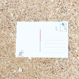 Postkarte  "Keep the ocean plastic free"